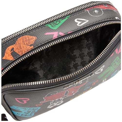 Image of KARL LAGERFELD womens Maybelle Printed Crossbody