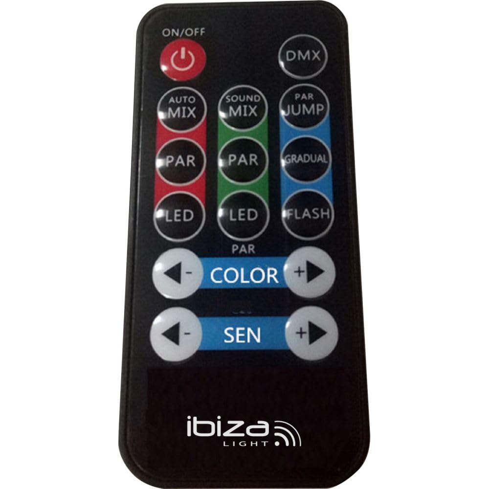 Ibiza - DJLIGHT60 - Stativo per luci con 2 proiettori PAR RGBB e 2 MOON FOWER RGBBBA - Pacchetto LED 4-in-1