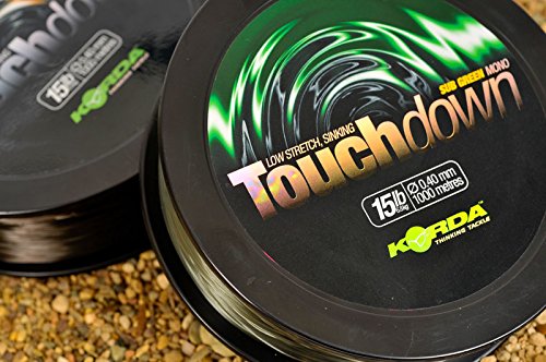 Korda Touchdown Carp Fishing Mainline - Available in Brown or Green 10lb, 12lb & 15lb Breaking Strain