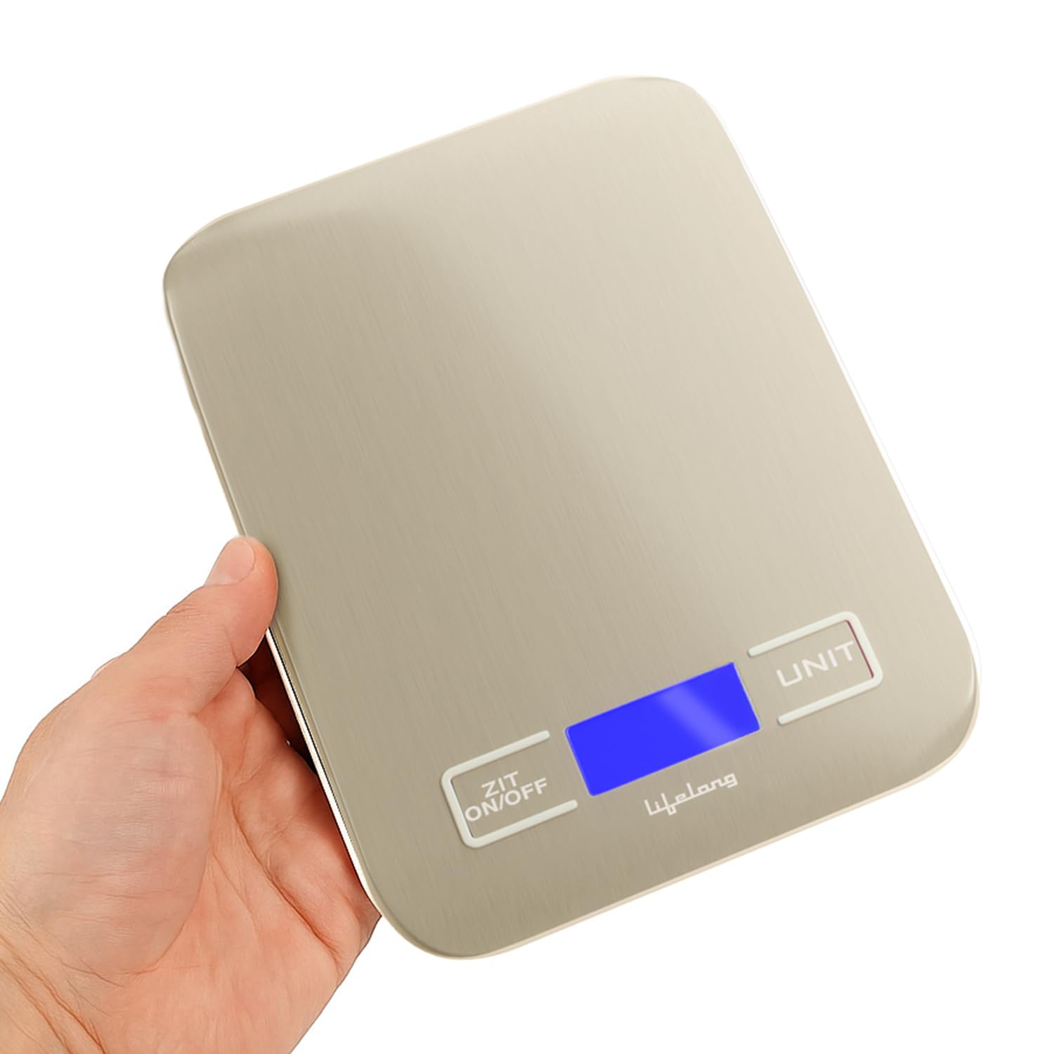 Lifelong Digital Kitchen Weighing Scale with LCD Display | 10kg Capacity | Stainless Steel Platform | Tare & Unit Conversion | Compact Battery Operated Food Scale for Baking, Cooking, Meal Prep & Diet-image-16