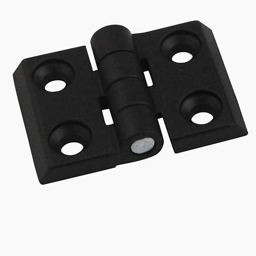 Miniatura 2 de Furniture Hardware Accessories Black Hinge 202030304040 Finished Aluminum Alloy Hinge Active Hinge Profile Connection Woodworking Exclusive (Color