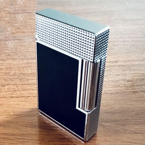 Encendedor de gas AYNSIX flip con rueda lateral negra