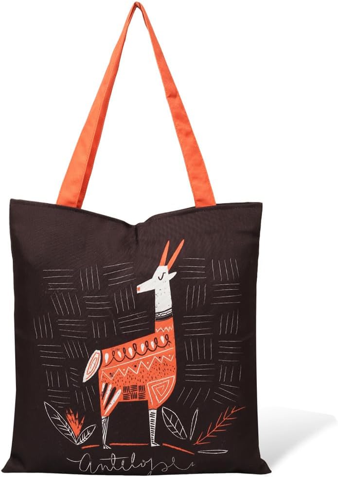 Canvas Tote Bag - 1 Pc, Women Tote Bag, Canvas Tote Bag, Printed Tote Bag, Printed Canvas Tote Bag, Stylish Bags For Women Tbag00277, Multicolour, M