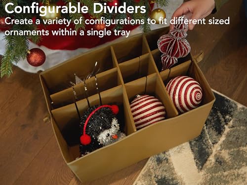 image for Covermates Keepsakes Adjustable Ornament Storage Bag – Heavy-Duty Po