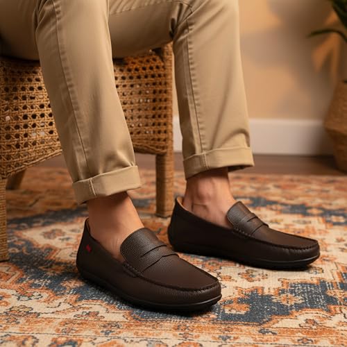 Image of Marc Joseph New York Men's Casual Hands Free Slip on Penny Loafers