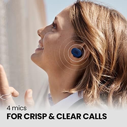 JBL Tune 130NC TWS In-Ear Headphones - True Wireless Bluetooth headphones in charging case with Active Noise Cancelling and up to 40 hours battery life, in blue
