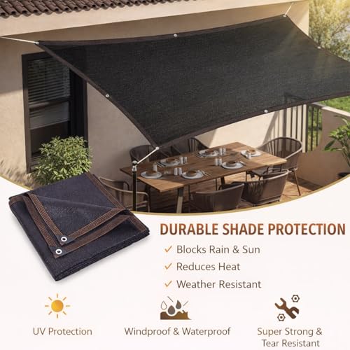 Filet d'ombrage extérieur pour patio et terrasse : votre havre de paix invisible au jardin - 6
