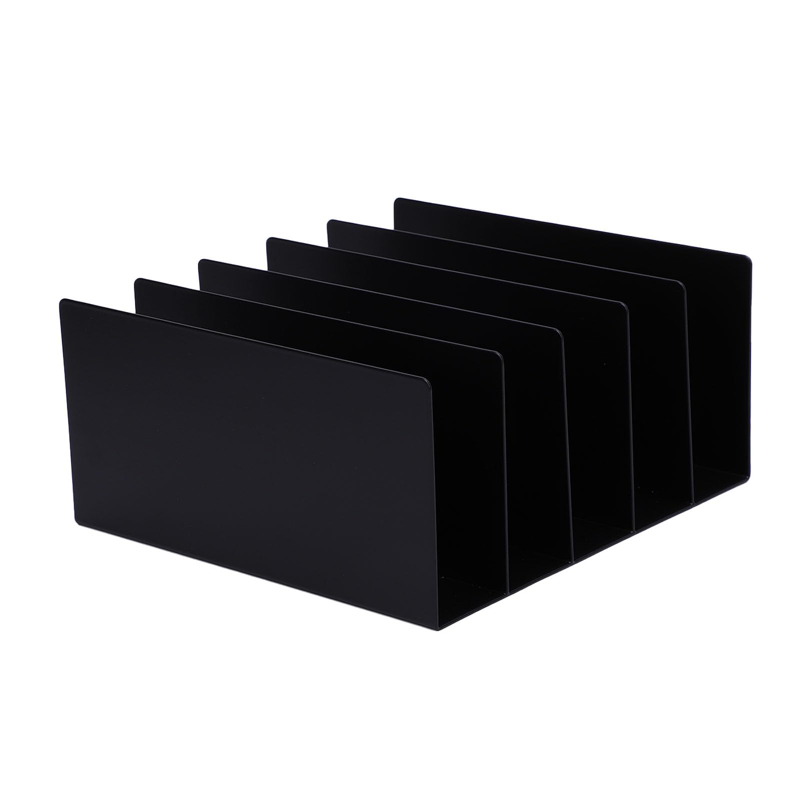Clasificador de archivos portátil con 5 compartimentos, escritorio de hierro para oficina, escuela y hogar, solución eficiente de almacenamiento y clasificación de documentos