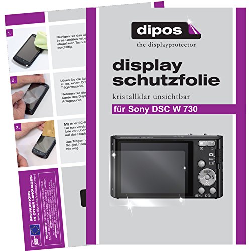 I 6X Pellicola Protettiva Compatibile con Sony DSC W 730 di Protezione Cristallo