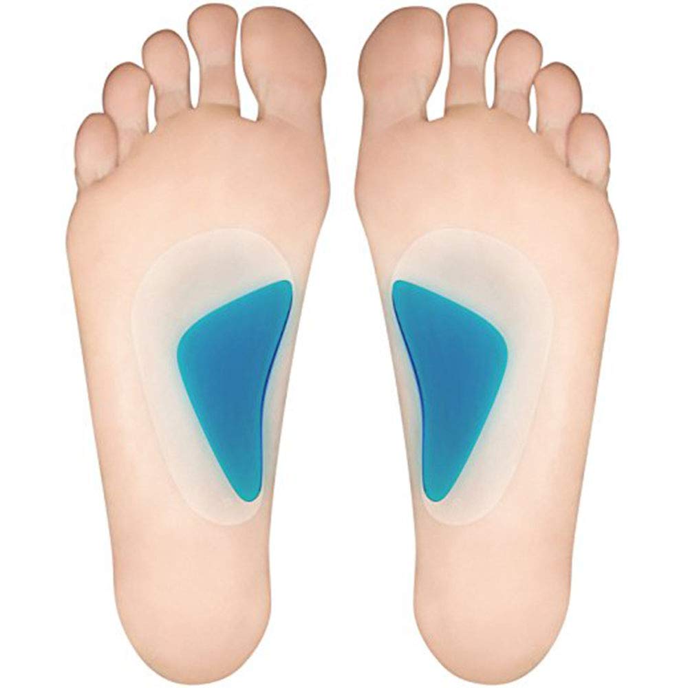 Pedimend - Solette di supporto per arco plantare, 3 paia, correttore per piede piatto, inserti di supporto per fascite plantare, unisex