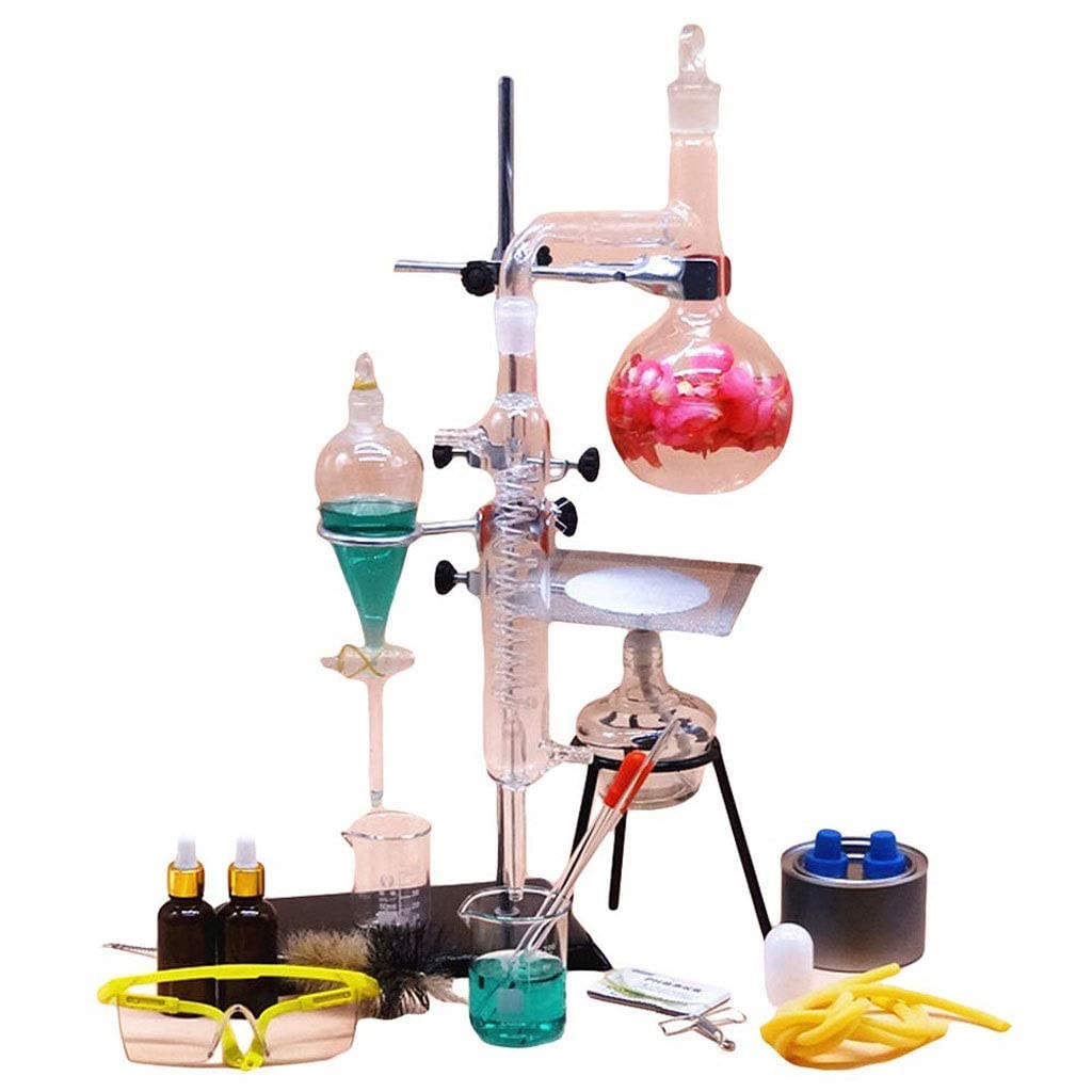 Chemical Experiment Teaching Equipment Glass Distilled Water Device Laboratory Magnetic Stirrer Petal Purification Essential Oil Refining 1000ml