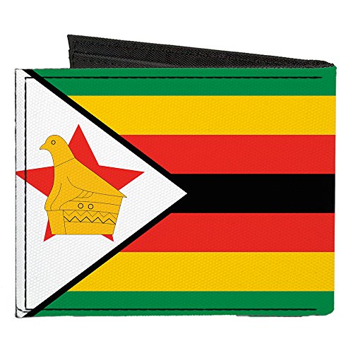 Buckle-Down Canvas Bi-fold Wallet-Zimbabwe Flag2