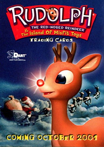 RUDOLPH & THE ISLAND OF MISFIT TOYS 2001 DART PROMO CARD P-1