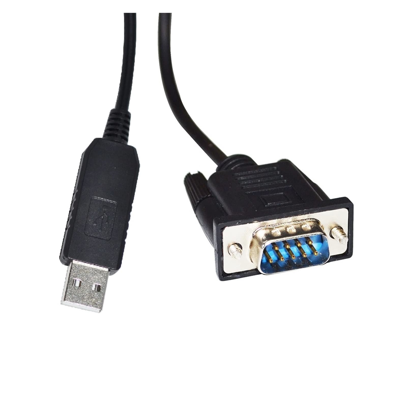 FT232RL - Cavo di comunicazione seriale da USB RS232 a DB9 D-SUB 9 pin maschio, adatto per LG LS XGK-CPU Series PLC cavo di programmazione (5 m)