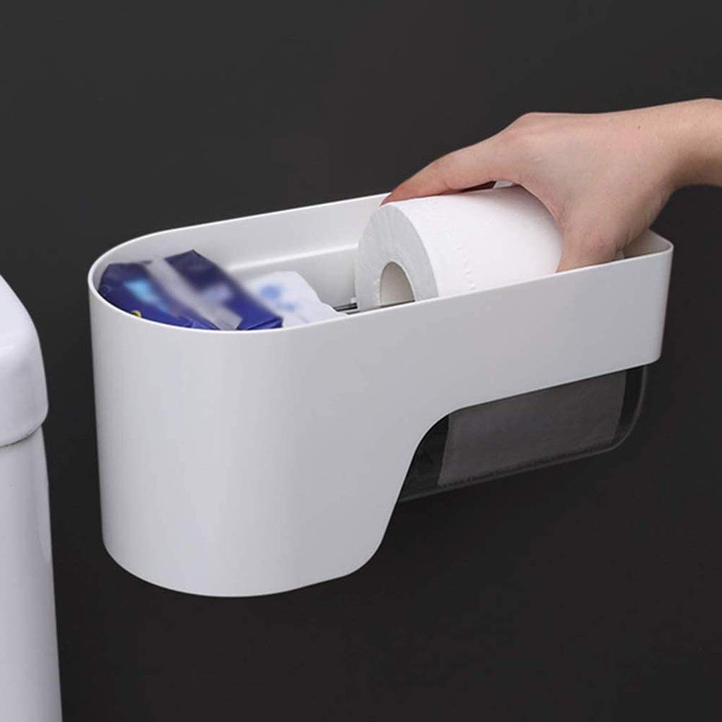 XYNSNDB Portarrollos de Papel higiénico, instalación de perforación, portarrollos de Papel higiénico Impermeable, Almacenamiento para baño, Cocina, Sala de Estar