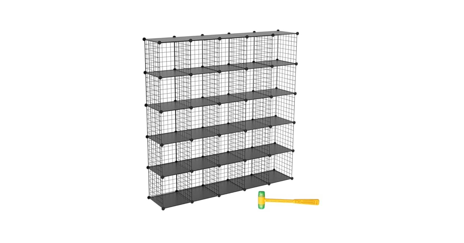 Amazon.com: TUMUCUTE Wire Cube Storage Organizer, 25-Cube