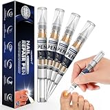 4-PACK Nail Fungus Pen - Toenail Fungus Treatment Extra Strength 25% Undecylenic Acid, Fast-Acting 7 Days Toe Nail Fungus Treatments, Tea Tree Oil, Acetic Acid Fungal Nail Repair Pens for Damaged Nail