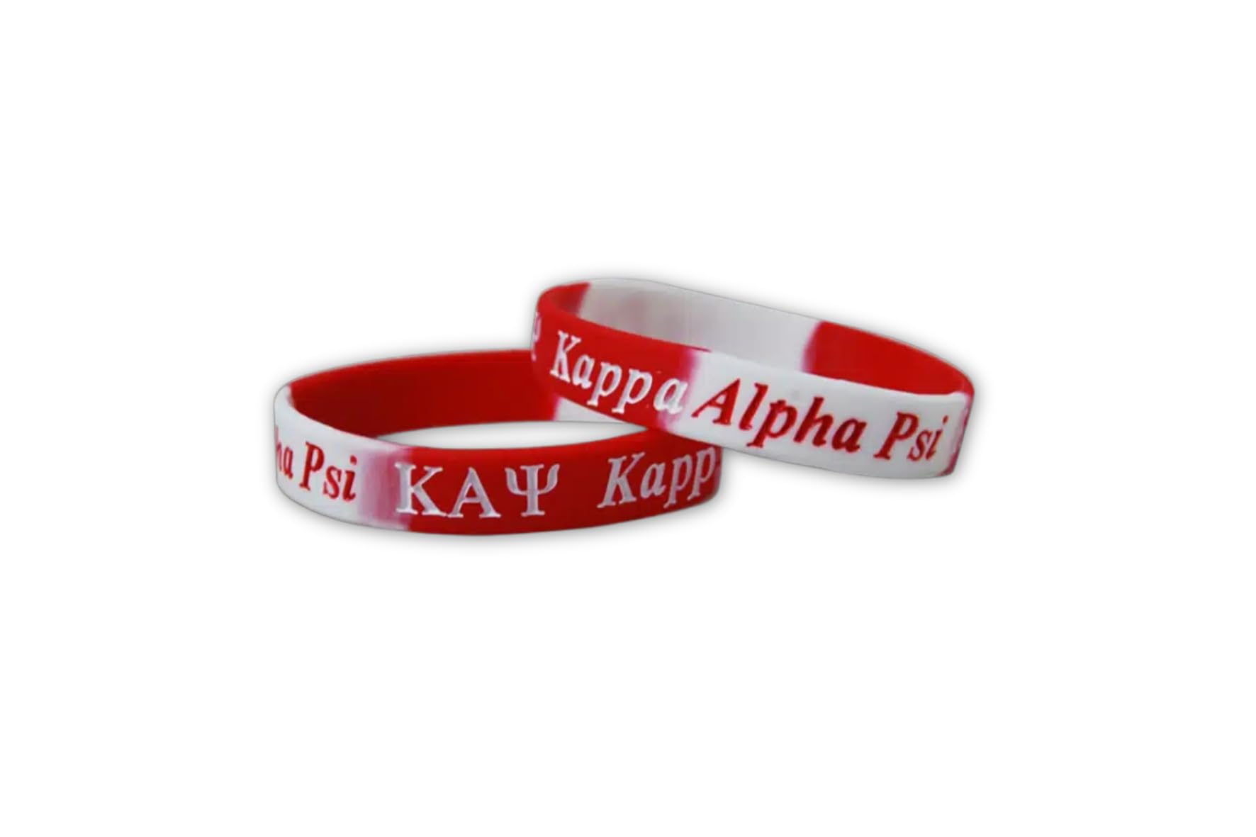 Silicone Bracelet, Red, Medium