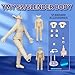 YMY New OB11 Normal Size GSC 1/12 BJD Doll Body - Joint Movable Doll Model Action Figure（Normal White-4.2 in）