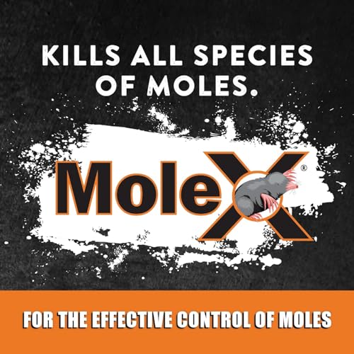 Image of MoleX Rodent Control Bait Pellets for Moles - Poison Free, Pet Safe | Indoor & Outdoor Use Pellets |50 lb. Bag