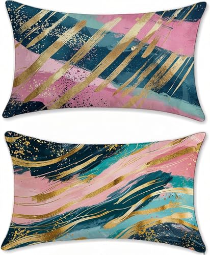 Housse coussin exterieur impermeable en lin de qualité pour oreiller de salon - 2