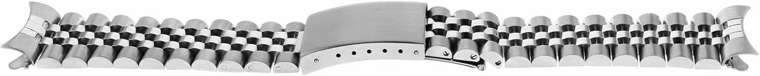 Ewatchparts 19mm Stainless Steel Compatible With Rolex Tudor Prince Oysterdate Jubilee Watch Band Bracelet Heavy