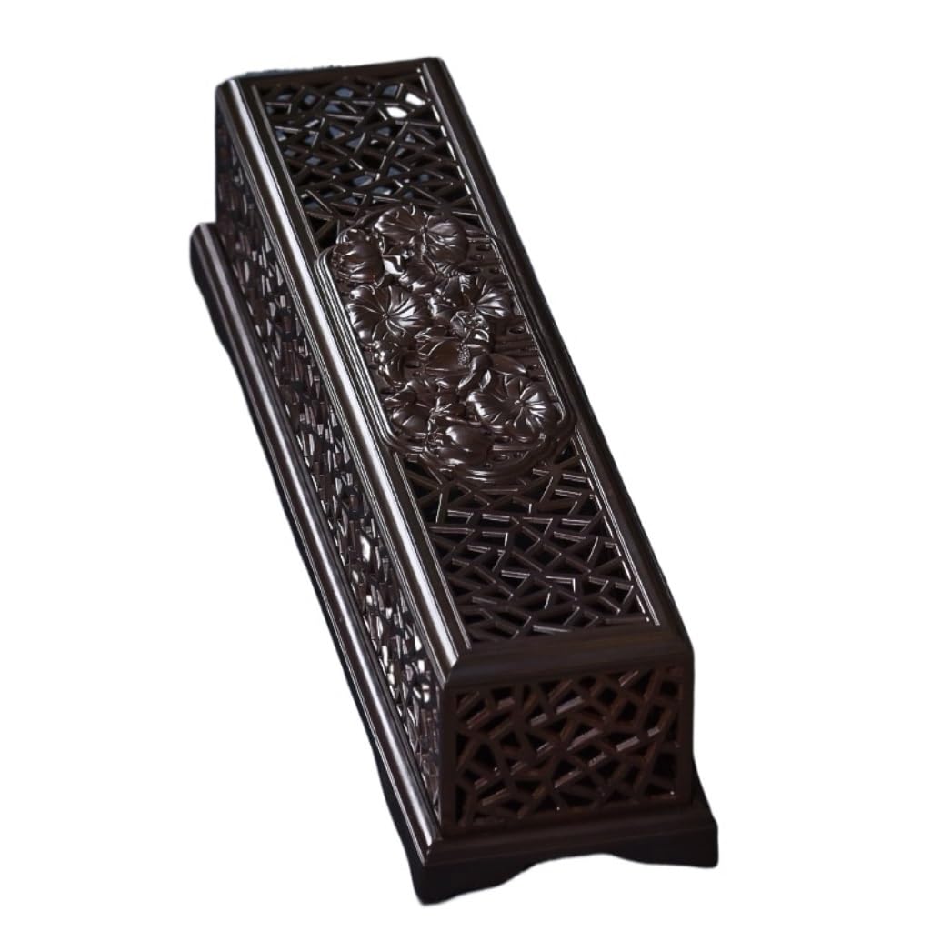 Incense Holder Base Chinese Alloy Incense Box, Office Agarwood and Sandalwood Stove, Bedroom Aromatherapy