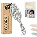 Produktbild BJORKI® Kinder-Haarbürste ohne Ziepen inkl. lehrreichen Bürsten 1x1 - Profi Detangler Bürste mit flexibler Spiralfeder, Unsere Entwirrbürste für Kinder gegen Knoten und Spliss