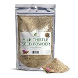 Herb To Body Milk Thistle Seed Powder - Silybum Marianum, Finely Ground Milk Thistle Powder for Milk Thistle Tea, Cooking, Smoothies, and Culinary Use, Resealable Pouch 4oz