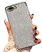 Produktbild Homikon Plating Silikon Hülle KThree-Stage Überzug TPU Silikon Tasche Glänzend Glitzer Handyhülle Durchsichtig Pailletten Glitter Schutzhülle Case Kompatibel mit Samsung Galaxy J6 Plus 2018 - Silber