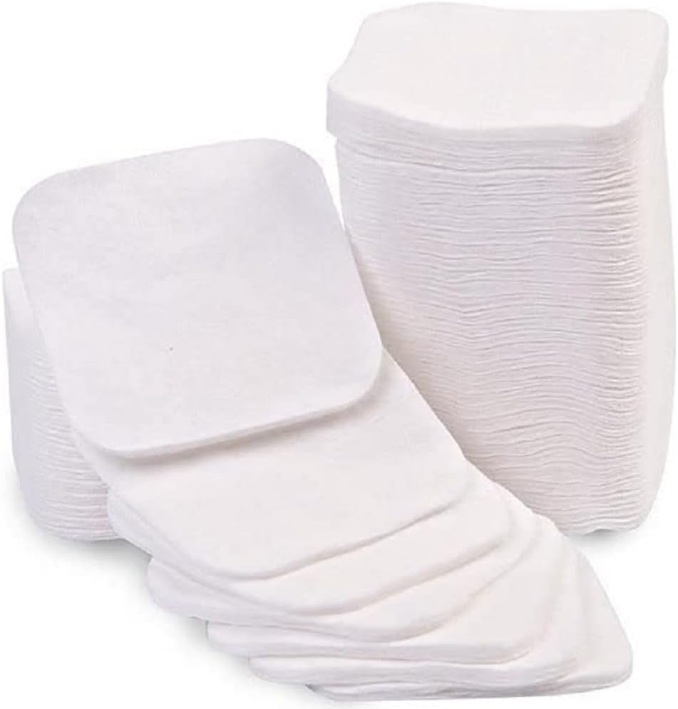 1ABOVE Cotton Pads, 2 Packs of 40 (Total 80), 100% Pure Square Wool Pads for Makeup Removal Cleansing & Moisturising