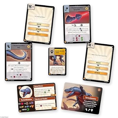 Archon Studio Masters of The Universe Battleground RPG Wave 2 Legends of Preternia Expansion Set - Includes Game Board, Terrain Pieces, Tyrantisaurus Miniature and More - Ages 14 Years +