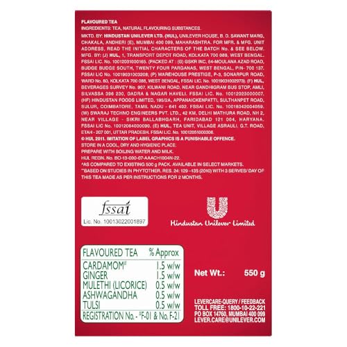 Image of Red Label Natural Care Tea 500g (Pack of 2)