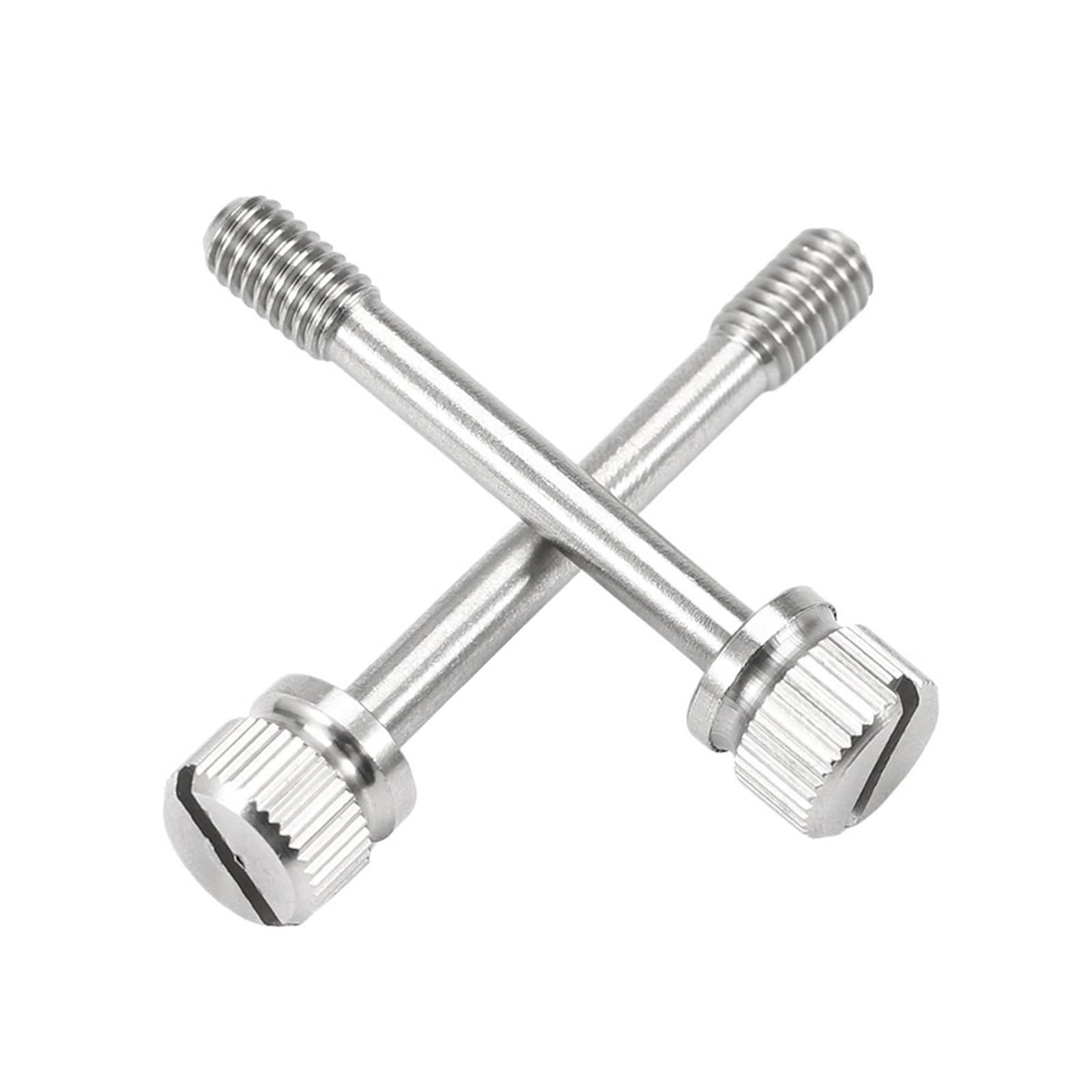 Vis Moletées M2,5 X 5 – Tête Plate Pour Pied à Coulisse – Acier Inoxydable – Fixation Facile Sans Outil
