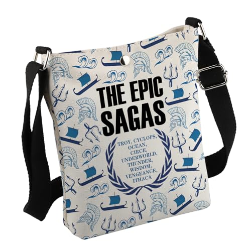 Image of MNIGIU Odysseas Book Inspired Gift Olympic Gods Crossbody Bag Odysseas Book Lover Gift The Musical G-ift