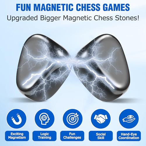 Magnetic Chess Game Juego Magnético de Ajedrez Estrategia miniatura 2