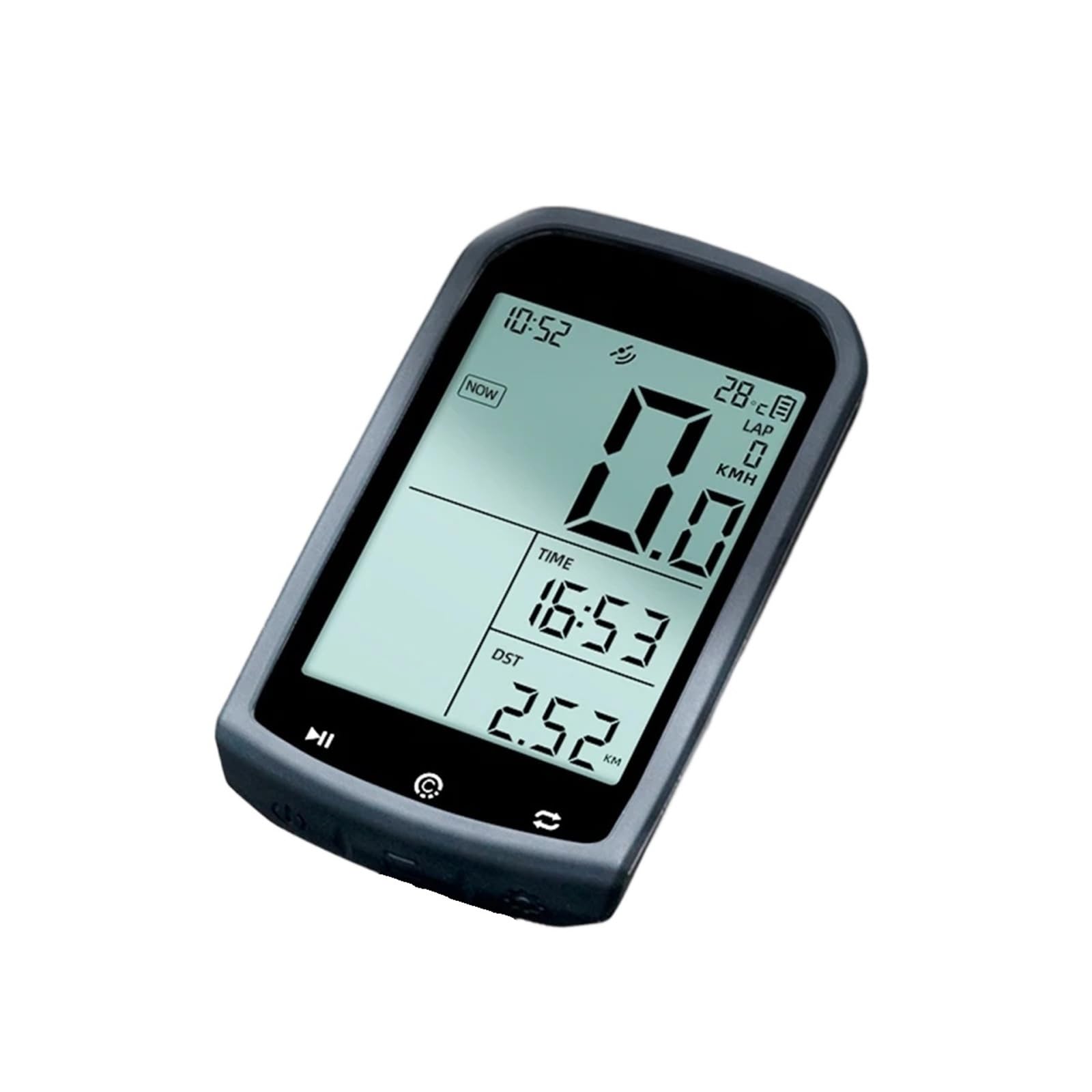Ordinateur de vélo GPS Bluetooth 5.0 Ant +, sans Fil, étanche, Compteur de Vitesse, chronomètre, Accessoires de vélo