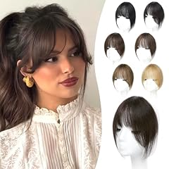 Dark Brown French Bangs