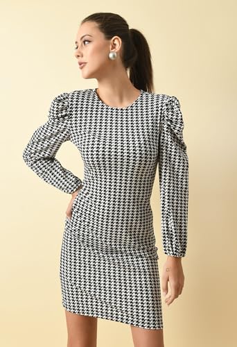 Image of ARBITER COLLECTION Women Mini Dress (73 Check )