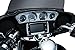 Kuryakyn 7284 Motorcycle Accent Accessory: Tri-Line Gauge Trim for 2014-19 Harley-Davidson Touring & Tri Glide Motorcycles, Chrome