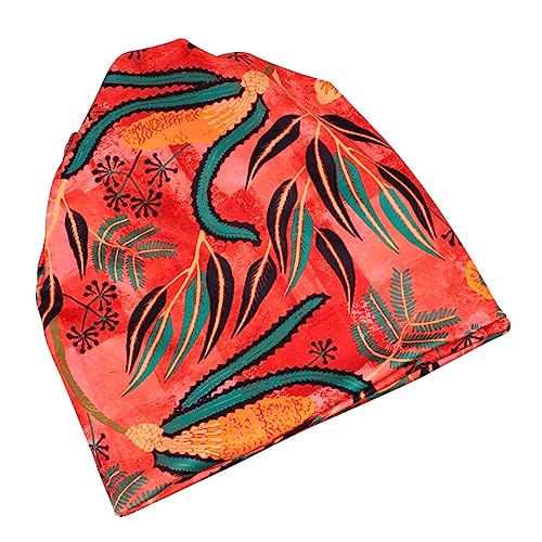 Holibanna Pañuelo en el Viento Gorras de Cabeza para Mujer Bufandas de Cabeza para Mujeres Sombrero de Mujer envolturas para la Cabeza Gorro de Raso Gorro de Dormir Gorro Turbante Naranja