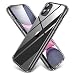 FLOVEME iPhone 11 Case Clear 6.1 inch Ultra Slim HD Transparent Shockproof Protective Cases Hard PC Back Cover + TPU Bumper Mobile Phone Case Compatible with Apple iPhone 11 2019 Accessories, Clear