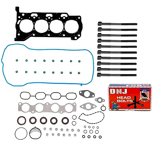 DNJ HGB928 Cylinder Head Gasket Set with Head Bolt Kit for 2008-2022 Pontiac, Scion, Toyota C-HR, Corolla, iM 1.8L-2.0L L4 16V DOHC 1798cc