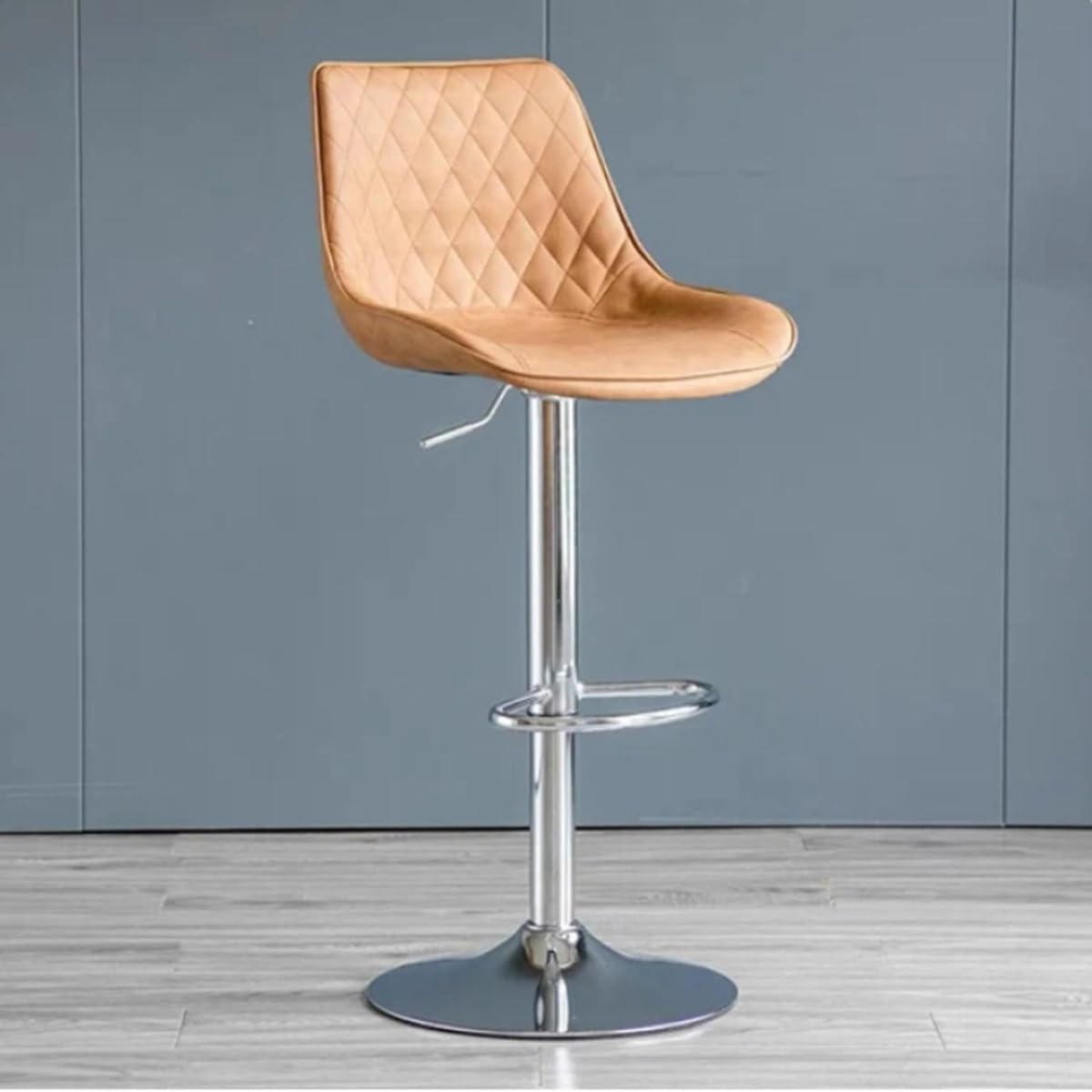 Chaises de comptoir réglables en cuir pour îlot de cuisine et repas conviviaux en famille