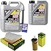 Produktbild QR-PARTS 69326570 Filter Set Inspektionspaket 6 Liter Liqui Moly Motoröl Top Tec 4100 5W-40 MANN-FILTER Luftfilter Ölfilter