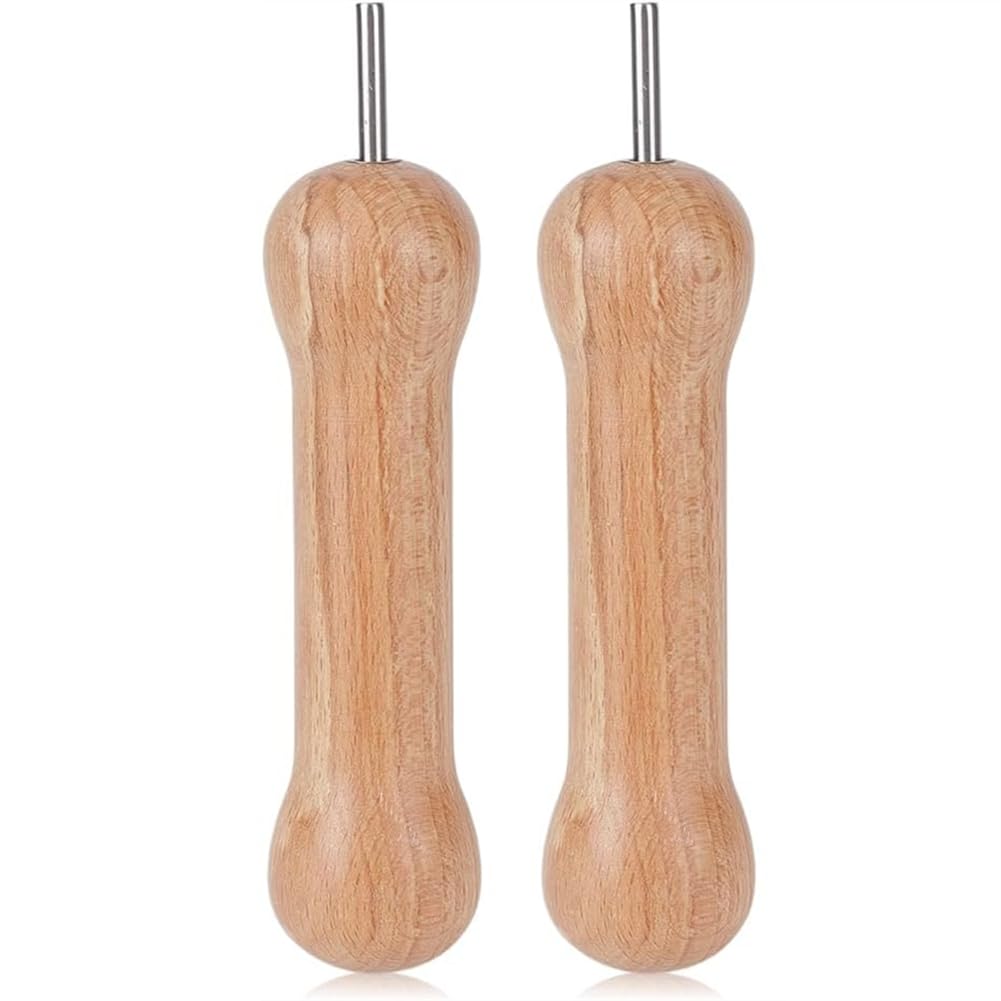 Herramientas para teñir con nudos en madera natural y conectores estables