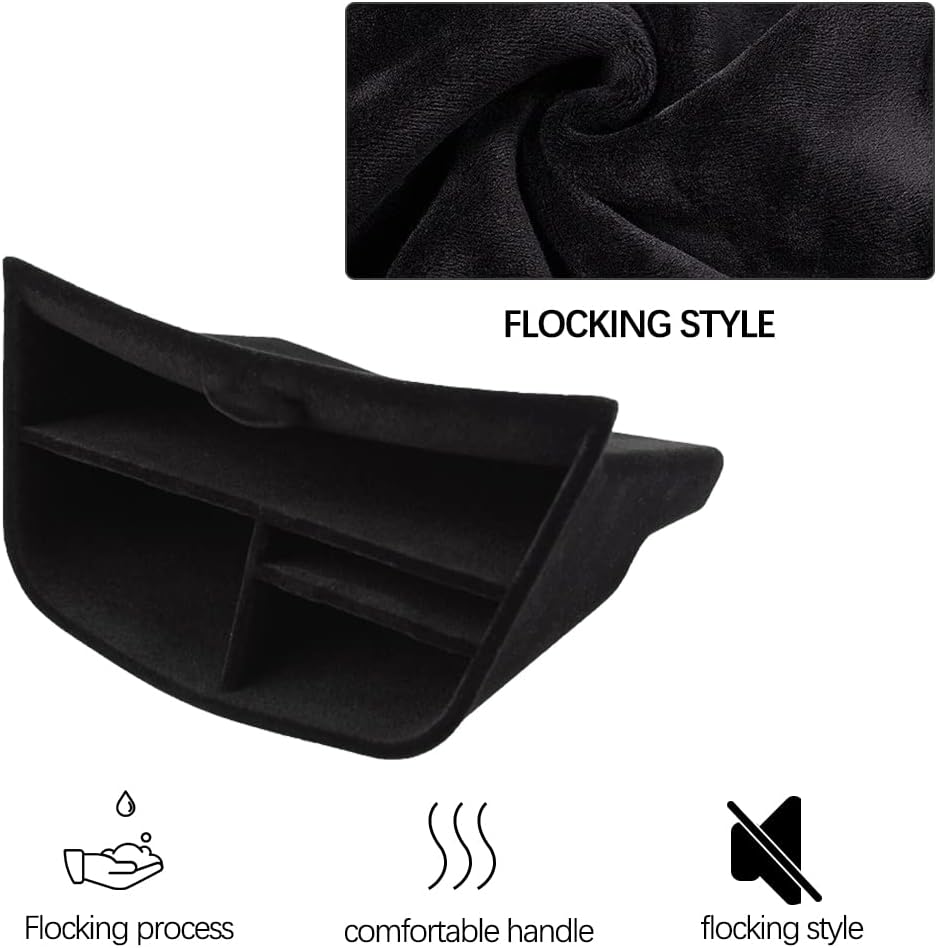 for Cadillac XT5 XT6 accessories Central Console Storage Box Compatible with 2023 2022 2021 2020 2019 2018 2017 2016/ 2023-2020 Insert Flocked Storage Organizer Interior Accessories