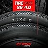 26x4 Fat Tire for Bicycle, 60 TPI, Zero-Rolling Resistance, Folded Replacement Compatible with E-Bikes and Tricycles. Puncture-Resistant Technology #4