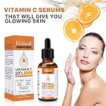 Premium 20% Vitamin C Serum For Face with Hyaluronic Acid, Retinol & Amino Acids - Boost Skin Collagen,Hydrate & Plump Skin, Anti Aging & Wrinkle Facial Serum - Image 2