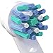 Replacement Brush Heads for Oral B- Pack of 4 Cross Generic Electric Toothbrush Heads for Oralb Braun- Crossact Toothbrushes Compatible with Most Oral-B Bases- Quality Action Bristles